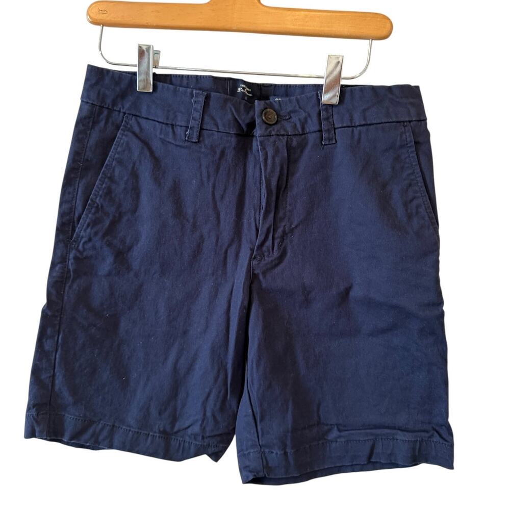 Ben Sherman Classic Flat Front Stretch Chino Shorts Navy Blue 30
